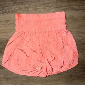 FP Movement Free People Way Home Shorts Womens M Coral Running Athletic